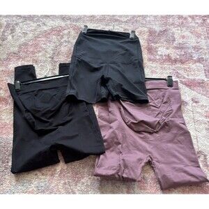 BLANQI MATERNITY activewear BUNDLE 2 Leggings and shorts size MEDIUM Women’s
